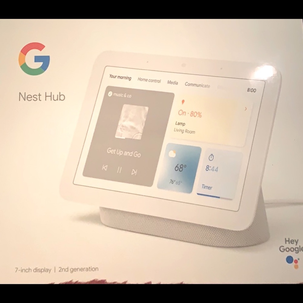 Google Home Nest Hub 2nd Generation 7-inch display